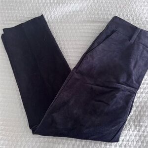 LOFT Black Corduroy Pants Straight Leg